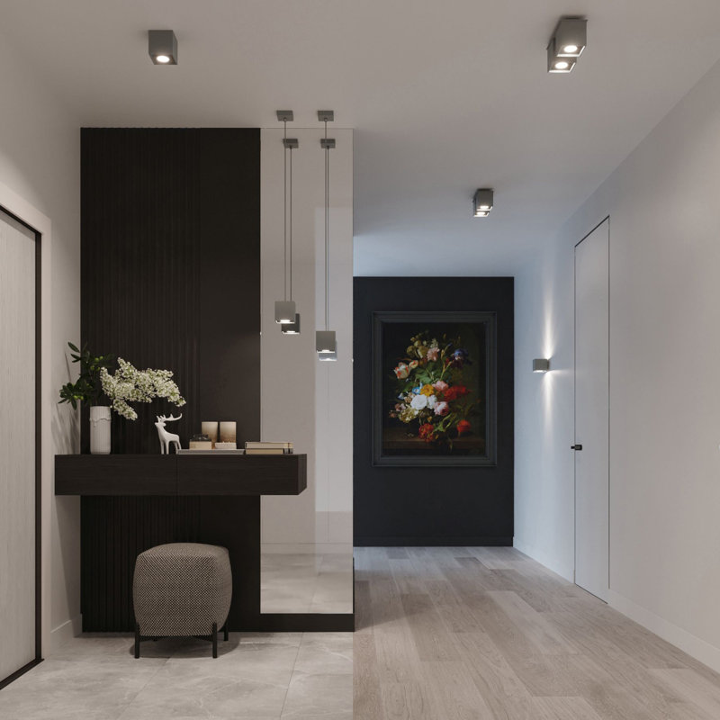 Quad Flush Mount, Grey