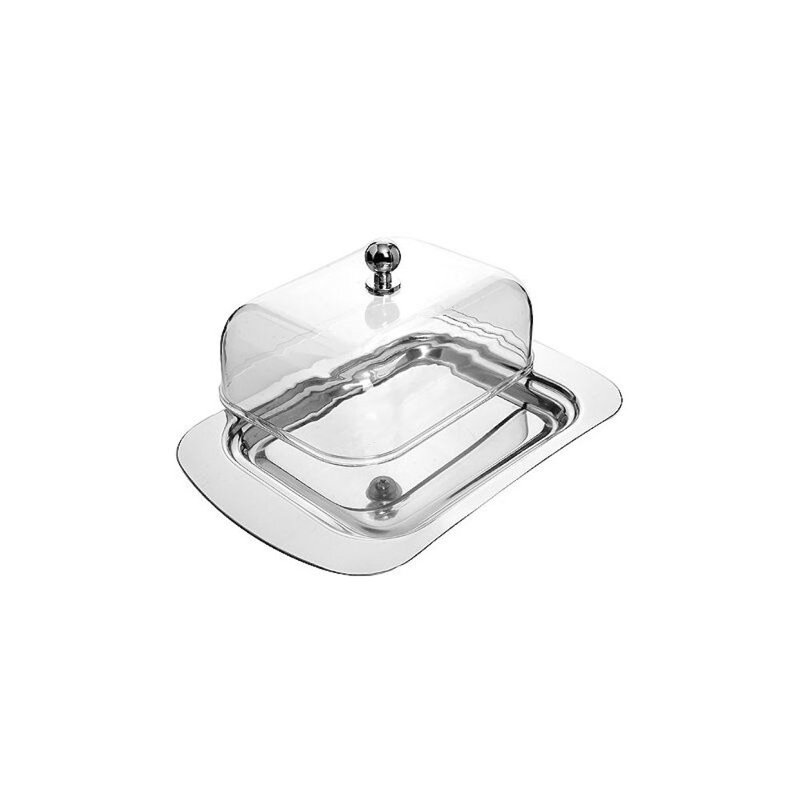 Wrought Studio™ Catheryne Stainless Steel Butter Dish