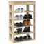 Shoe Rack 80X30x98 Cm Engineered Wood-1516344510-1538548783
