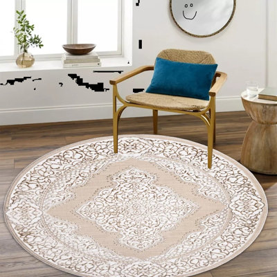 Round Stalter 120cm X 120cm Area Rug