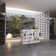 Modern Reception Desk With Open Shelving - Ideal For Offices And Waiting Areas