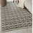 Selene Striped Black Handmade Wool Contemporary Geometric Area Rug-12757065