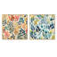 Edward - Ensemble de 2 collages carrés botaniques abstraits-101851398-101851400