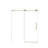 Frameless Shower Door 44-48"W X 76" H, 1/4 "(6 Mm) Clear Tempered Glass, Explosion Proof Film, Stainless Steel Handle, Shower Door
