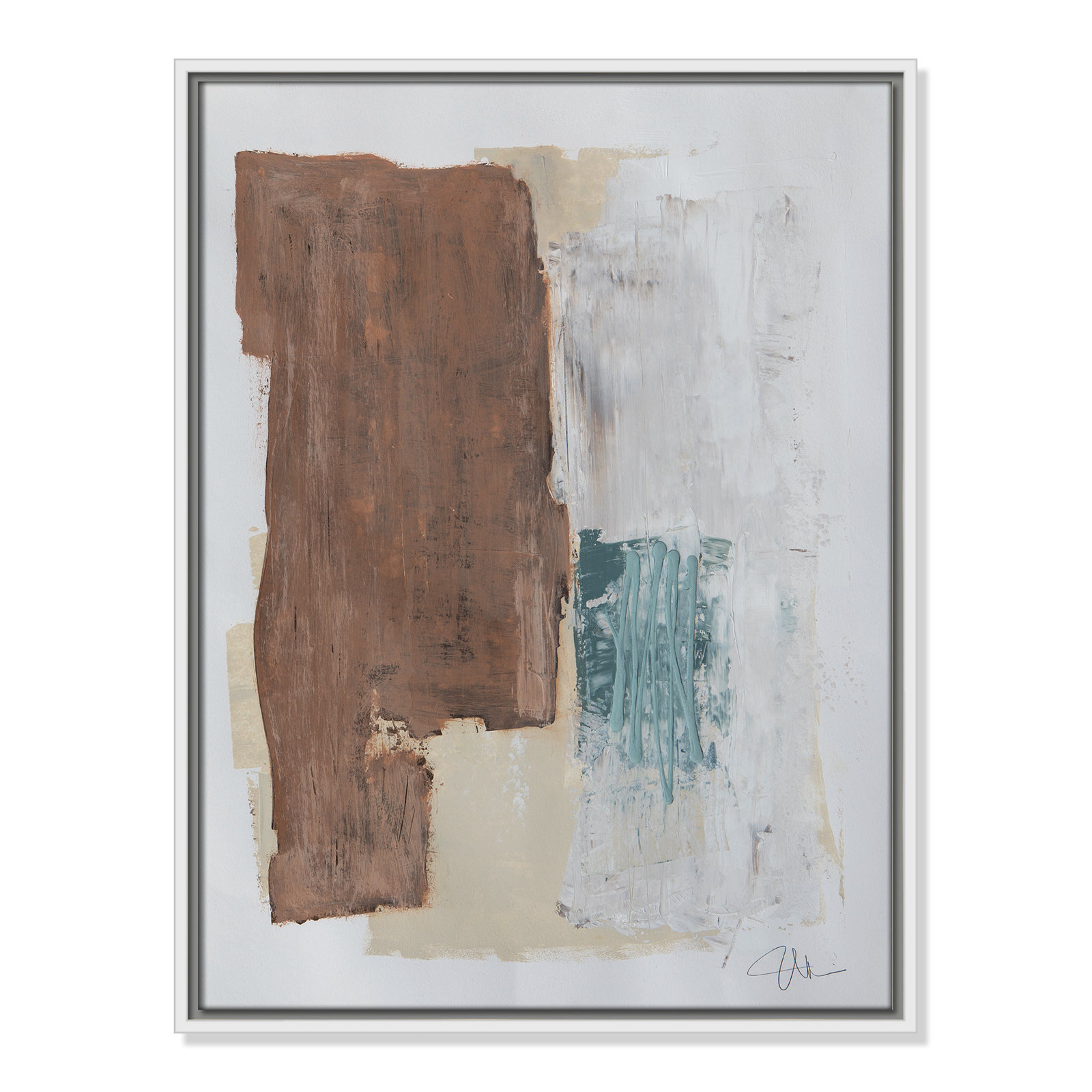 Rosena I Print, 25.5'' H x 19.5'' W x 2'' D, White Framed