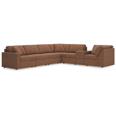 Chobanyan 7-Piece Sectional With Storage Console
