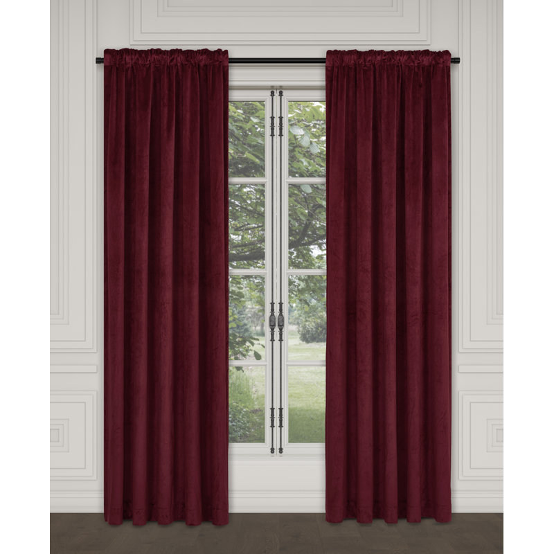 Townsend 108" Window Panel, 55" W x 108" L, Red