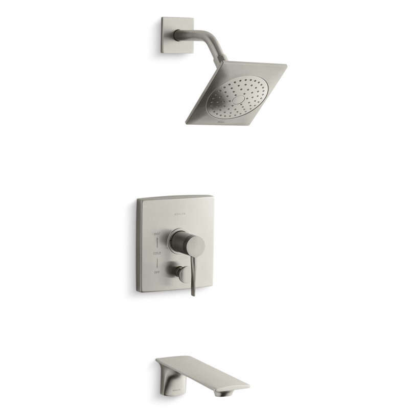 Stance Rite-Temp Bath/Shower Trim, Vibrant Brushed Nickel
