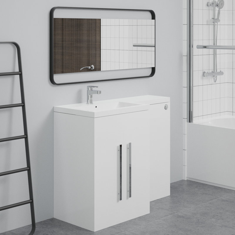 Sylas 1100 mm Freestanding Single Vanity, White