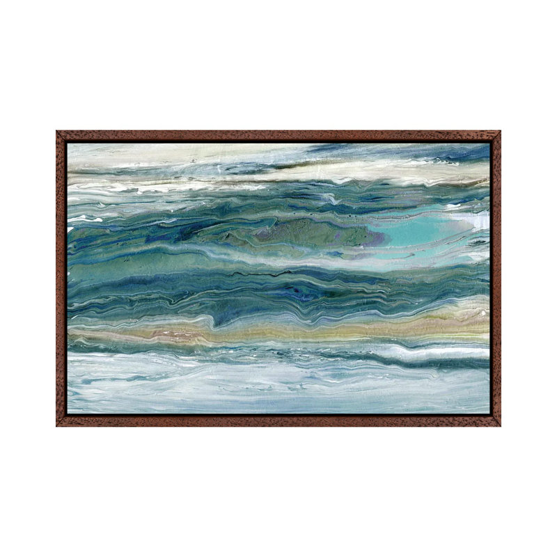 Wind And Water by Carol Robinson - Print on Canvas, 101.6 cm H x 66.04 cm W, Classic Brown Wood Framed