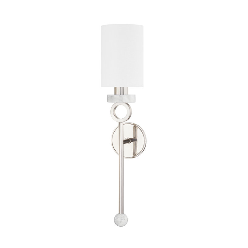 Haru 1 Light Wall Sconce, Burnished Nickel