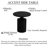 Athanasios Iron Top End Table-1205464124