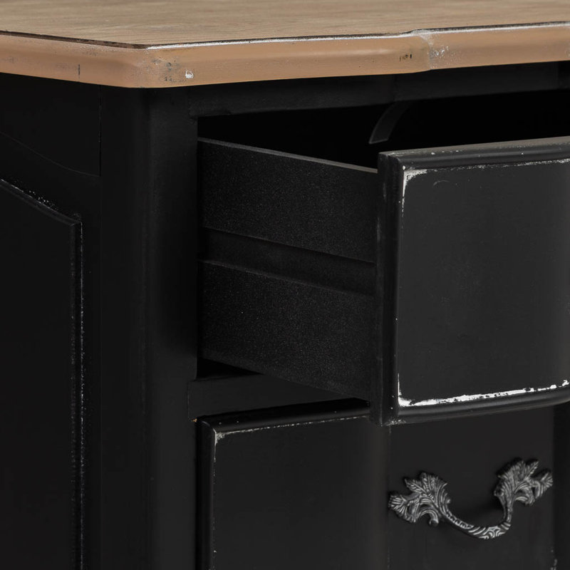 Simonton 50cm W Manufactured Wood Bedside Table