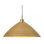 Spun 1-Light Natural Bamboo Pendant, Large
