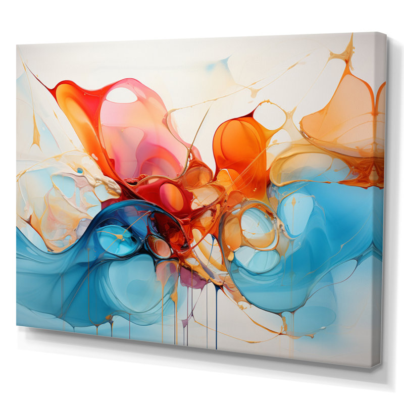 Collage symphonie III sur toile, Toile tendue, H 30 po x l 40 po x P 1,5 po
