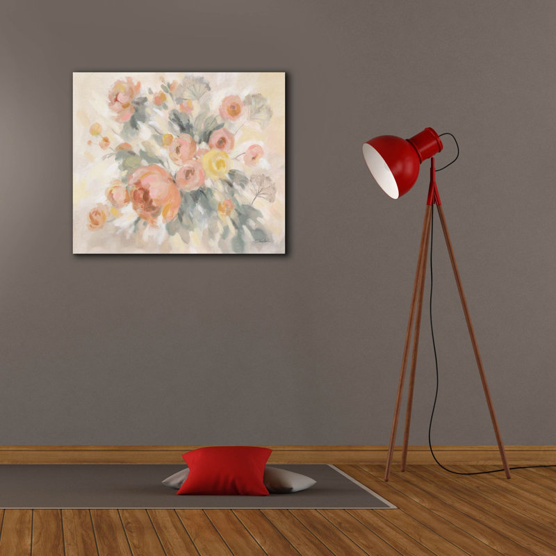 Toile épique Graffiti «Countryside Bloom» par Silvia Vassileva, 30 po x 26 po, H 26 po x l 30 po