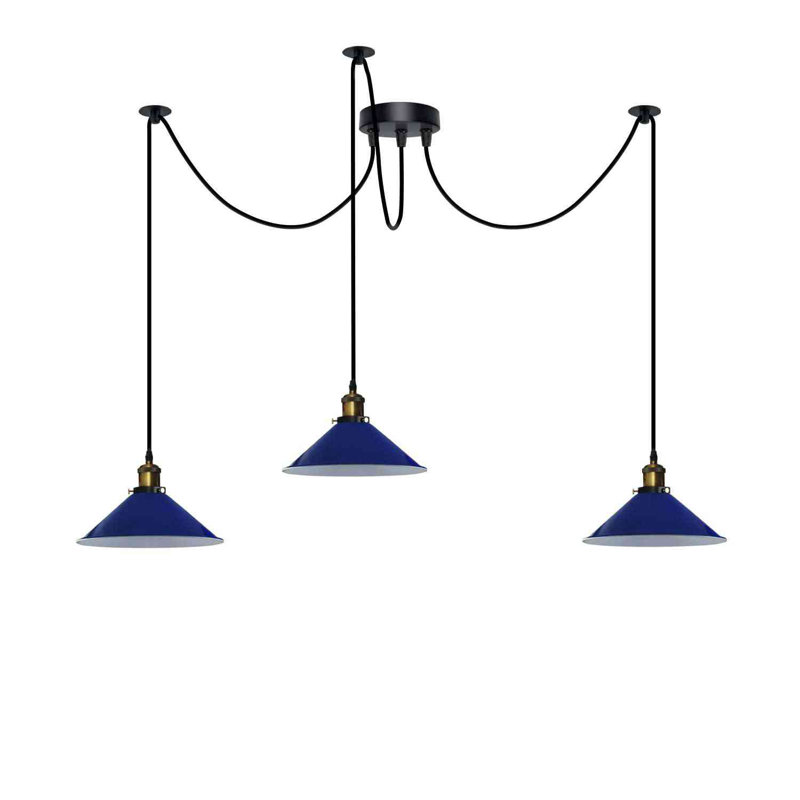3 - Light Pendant, Navy Blue