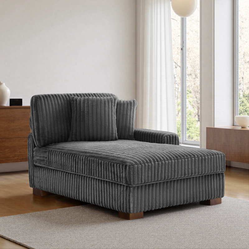 Chaise Lounge, Grey