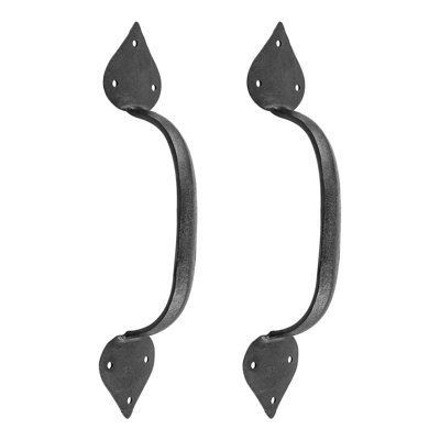 Heart Wrought Iron Door Pull