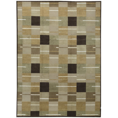 Hand-Knotted High-Quality Brown Area Rug