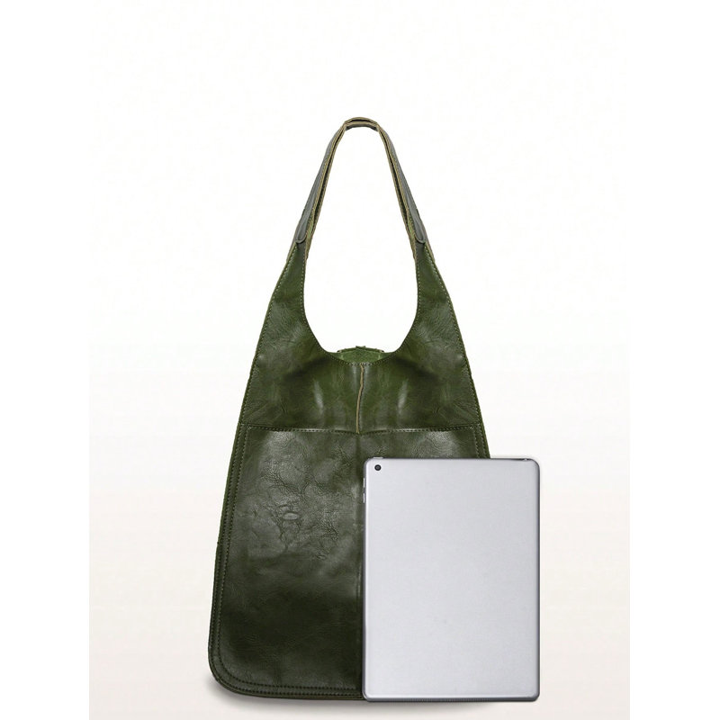 Sac à bandoulière femme grande capacité vert