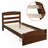 Platform Twin Bed Frame With Storage Drawer-915932754