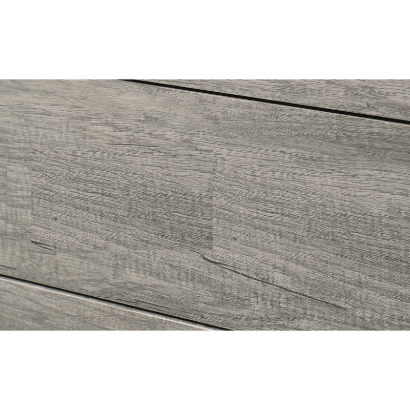 1pc Rustic Robust Platform Bed(Only Bed), Full