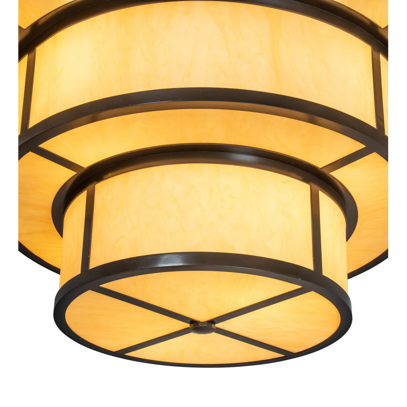 Lustre à niveaux unique et remarquable à 10 lumières Jayne