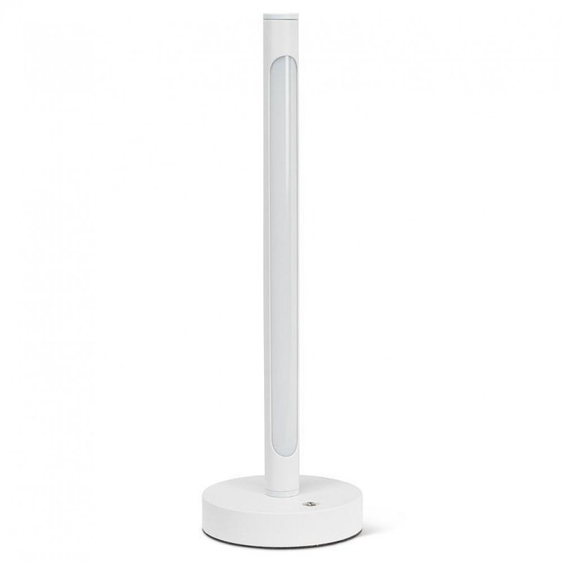 Slim Pole Table Lamp, White