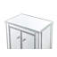 Table de chevet Latasha en argent