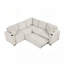 Canapé modulaire convertible polyvalent avec rangement dissimulé-897863725