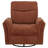 Adler Upholstered Power Swivel Glider Recliner Rust-2086831853