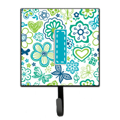 Crochet mural fleurs et papillons