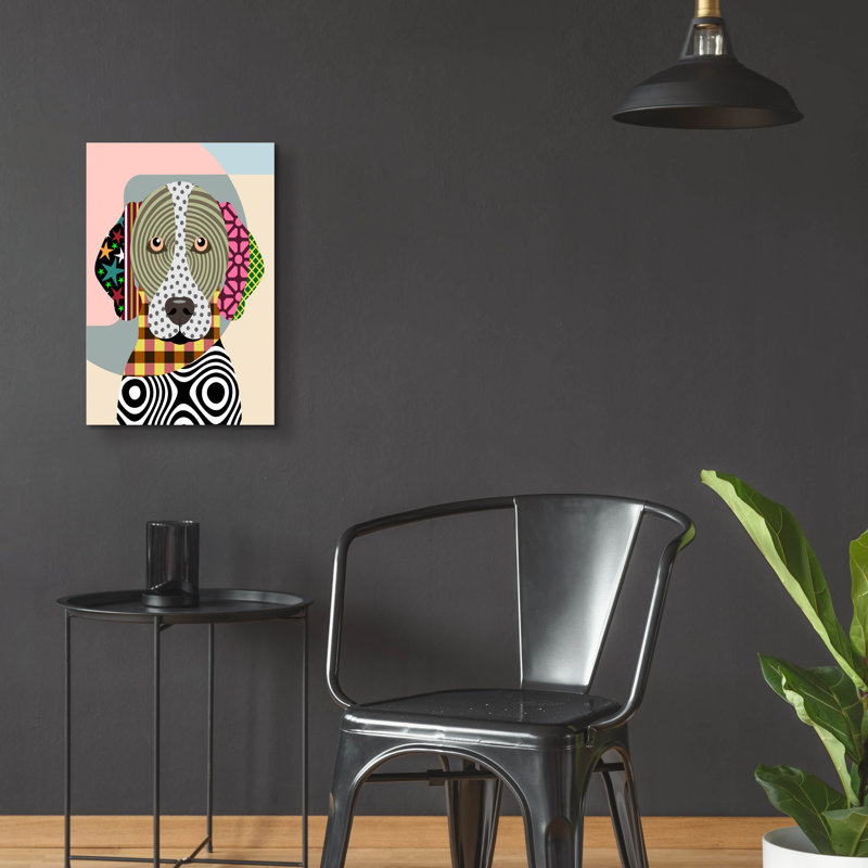 «German Shorthaired Pointer» par Lanre Adefioyue, H 24 po x l 16 po x P 0,2 po