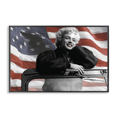 Art numérique Marilyn & Waving Flag par Jadei