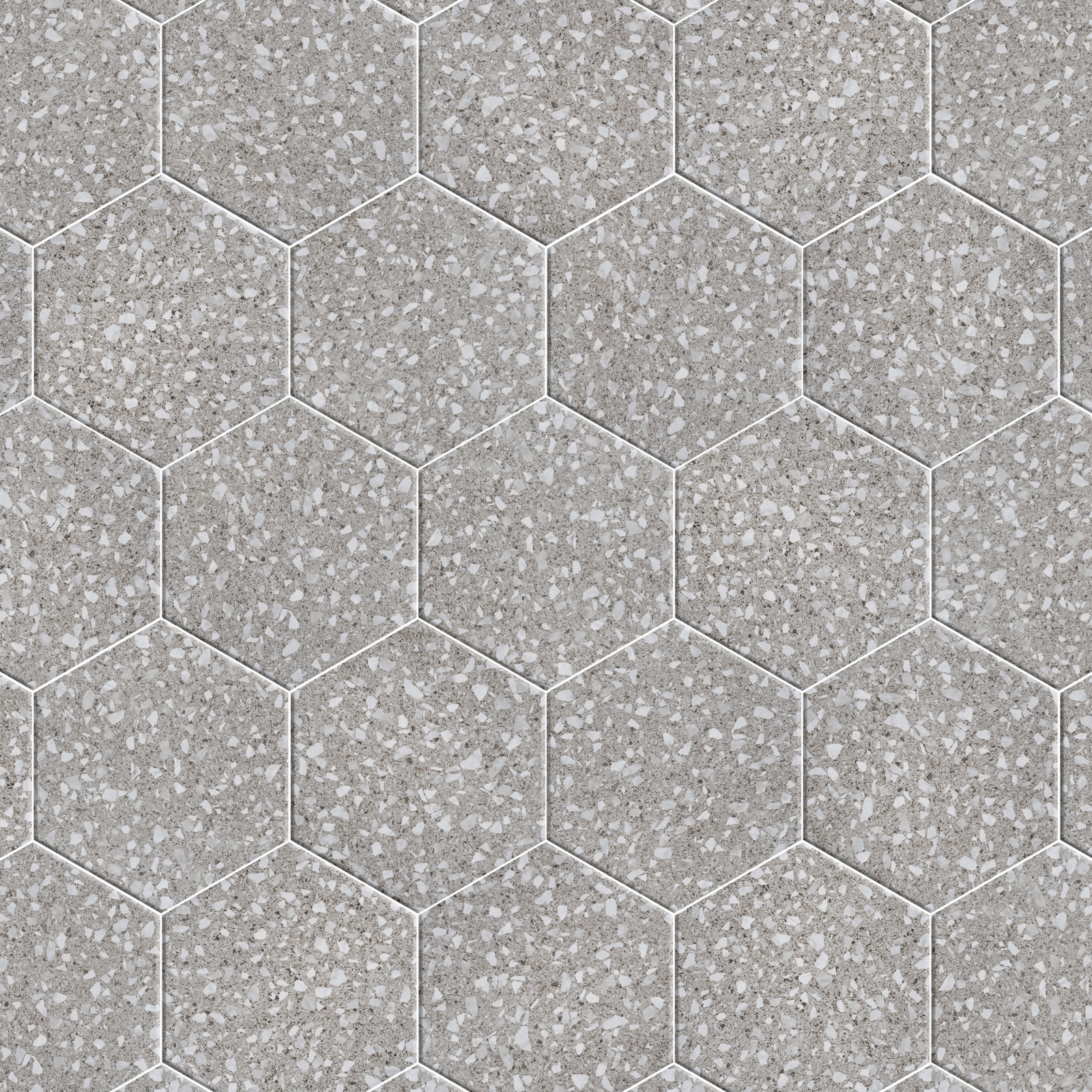 Venice 9" x 10" Porcelain Tile, Silver