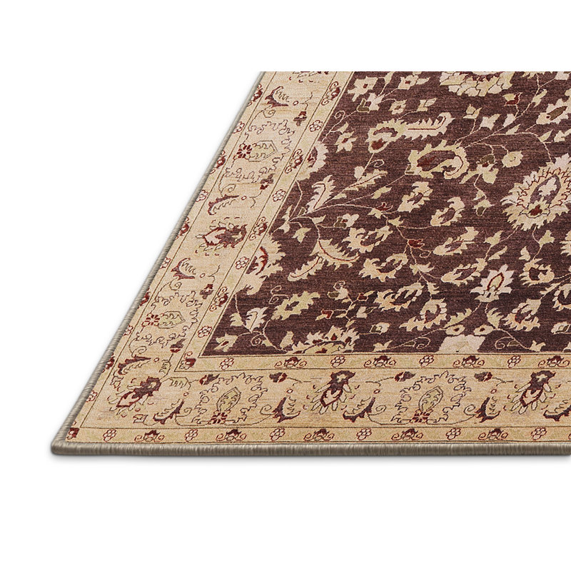 Tapis oriental beige / brun Ventana, Rectangle 7 pi x 10 pi