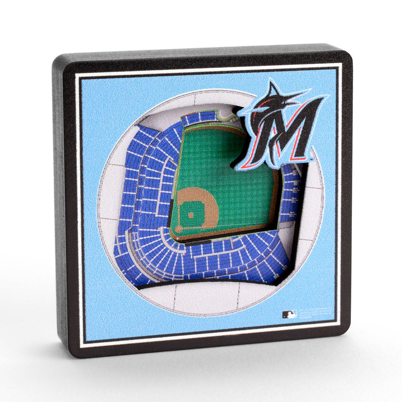 YouTheFan Magnetic & Lettering, MLB Miami Marlins