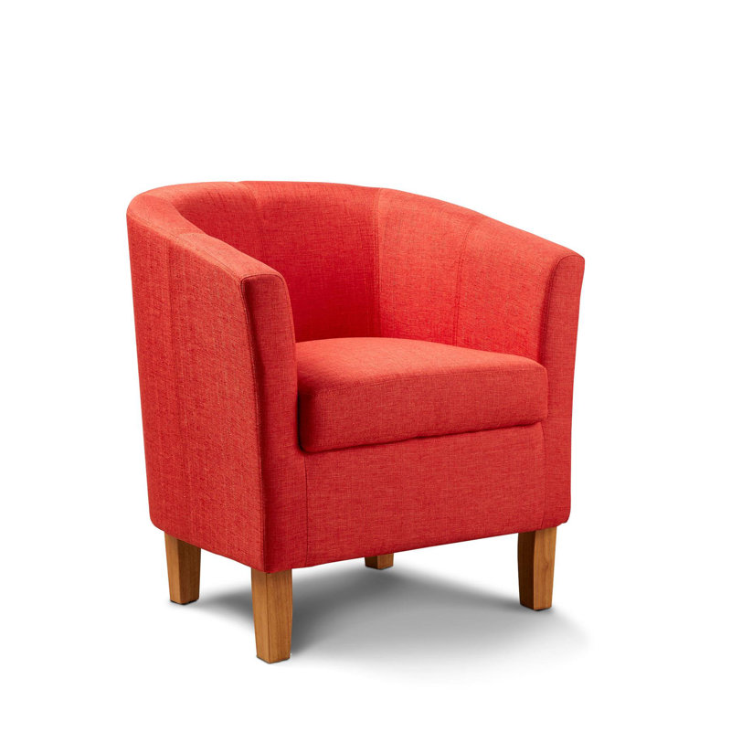 Bedford 67cm Tub Accent Occasional Chair, Orange