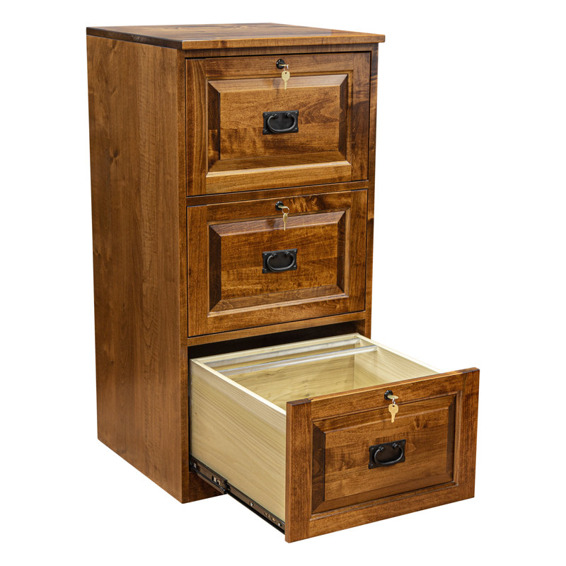 Millwood Pines Doory 3-Drawer Vertical Filing Cabinet