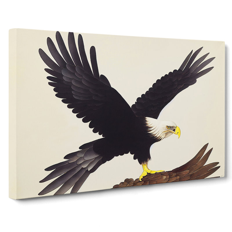 Exquisite Eagle Bird - Wrapped Canvas Print, 35cm H x 50cm W x 3cm D