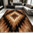 1PC Southwestern Aztec Geometric Tribal area rugs for Living Room, Soft and Comfortable, Suitable for all seasons, easy-to-maintain, machine washable Indoor floor mat, Under Table Farmhouse suitable for dining table, bedroom, entryway, kitchen,-1296407601