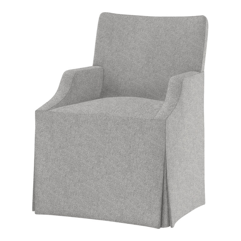 Fauteuil Lia, Flanelle Perigold Aspen gris clair