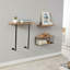 3 Piece Wood Bracket Shelf-1080985813