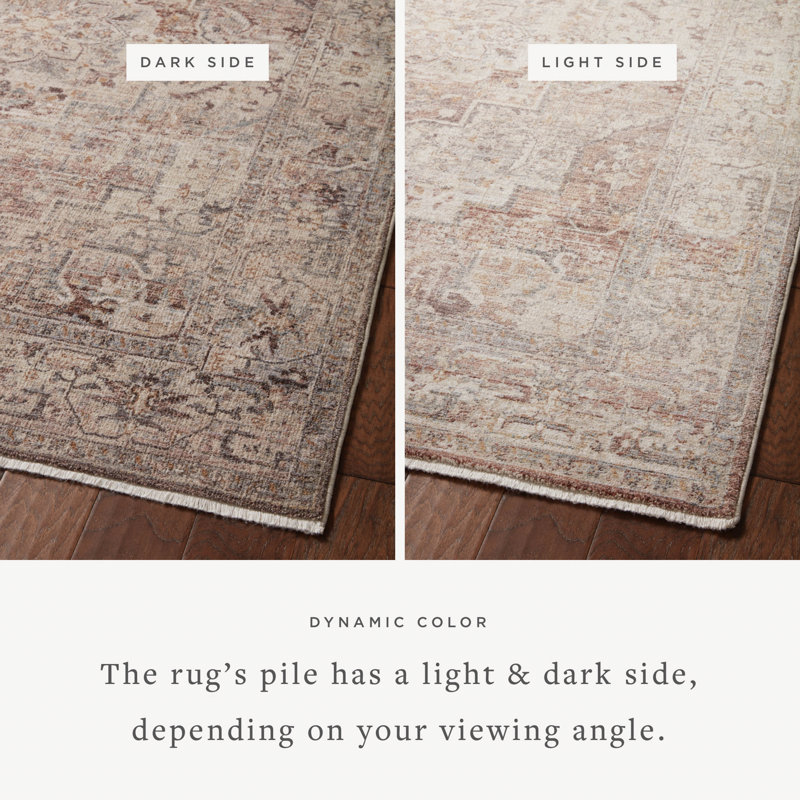 Tapis baie / pierre Loloi Lyra, Rectangle 4 pi x 5 pi 7 po