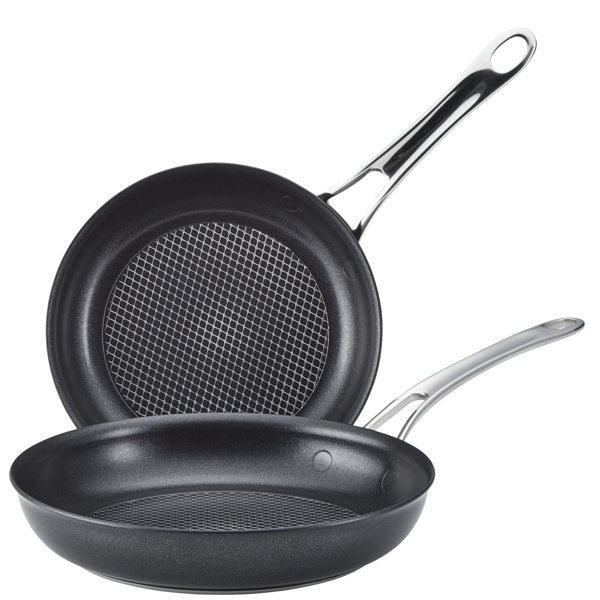 OXO Good Grips Pro, 8 and 10 Frying Pan Skillet Set, 3-Layered German  Engineer