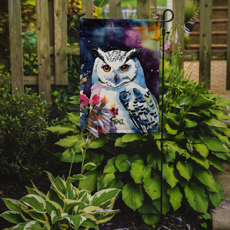 Drapeau de jardin en polyester double face H 15,5 po x l 11,25 po