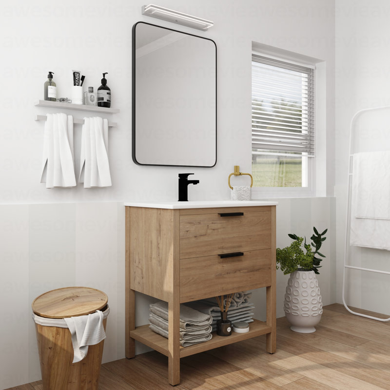 Contreplaqué de meuble-lavabo 30 po avec 2 tiroirs-LPB01030IMO-BL9075B