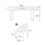 4 - Person Black Rectangular Sintered Stone + Manufactured Wood Dining Table Set-995844913