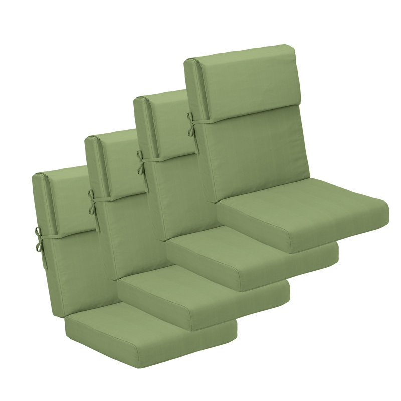 Coussin de siège / dossier extérieur 4 "Lucy, Vert